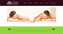 Desktop Screenshot of en.auramassage.ca